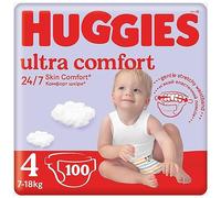 Huggies Ultra Comfort Pañal 4 (7-18 kg) 100 unidades