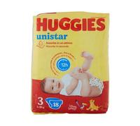 Huggies Unistar Pañal Talla 3 4-9kg 18uds