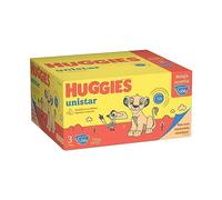 Huggies Unistar - Paquete Mega de repuesto para pañales, talla 3 (4-9 kg), 156 pañales