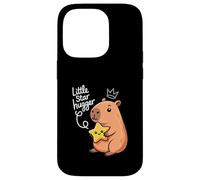 Hugging The Little Stars Capibara Juego de Palabras Carcasa para iPhone 14 Pro