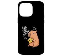 Hugging The Little Stars Capibara Juego de Palabras Carcasa para iPhone 14 Pro MAX