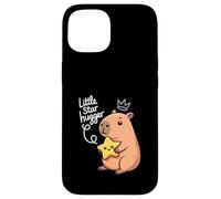 Hugging The Little Stars Capibara Juego de Palabras Carcasa para iPhone 15
