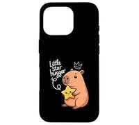 Hugging The Little Stars Capibara Juego de Palabras Carcasa para iPhone 16 Pro
