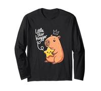 Hugging The Little Stars Capibara Juego de Palabras Manga Larga