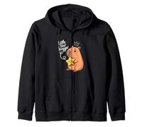 Hugging The Little Stars Capibara Juego de Palabras Sudadera con Capucha