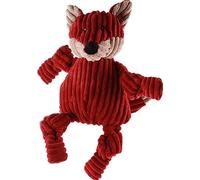 HuggleHounds Juguete de Felpa Duradero y chirriante para Perro, Zorro, Grande