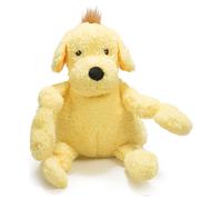 HuggleHounds Juguete Roxie Knottie 38x23cm Felpa Amarillo Tuffut-Technologie
