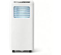HUGGWRT Aire Acondicionado 10000 BTU, 3 en 1 Frío y Deshumidificador, Ventilador para hasta 46 m² con Pantalla Digital y Multivelocidad para Hogar y Oficina, Enchufe UK, 7000 BTU, 7000 BTU