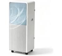 HUGGWRT Aire Acondicionado 10000 BTU, 3 en 1 Frío y Deshumidificador, Ventilador para hasta 46 m² con Pantalla Digital y Multivelocidad para Hogar y Oficina, Enchufe UK, 10000 BTU, 10000 BTU
