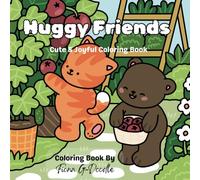 Huggy Friends: Cute & Joyful Coloring Book