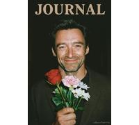 Hugh Journal: 60-page lined Notebook, featuring a striking vintage-style hand-drawn face illustration