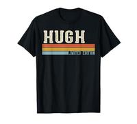 HUGH Retro Vintage Hombres Niños Niños Primer Nombre Camiseta