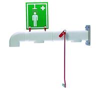 Hughes Ducha de emergencia a prueba de heladas para montaje en pared (65 x 23 x 92 cm)