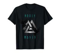 Hugin Munin Odin - Figura Decorativa, diseño de Cuervo Vikingo Camiseta