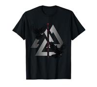 Hugin Munin Odin - Figura Decorativa, diseño de Cuervo Vikingo Camiseta