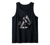 Hugin Munin Odin - Figura Decorativa, diseño de Cuervo Vikingo Camiseta sin Mangas