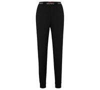 HUGO Pantalón de pijama negro / blanco, Talla S