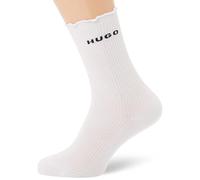 HUGO 2p RS Lettuce CC W 10272175 01 Calcetines Regulares, 100 Blanco, 39-42 Mujeres