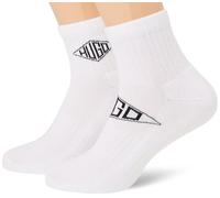 HUGO 2P SH GEO LOGO CC 10270148 01, Calcetines_cortos Hombre, 100White,