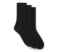 HUGO 3P RS Uni CC - Calcetines para Hombre, Talla 39-42, Color Negro, Negro1