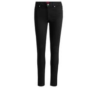 HUGO 932, Pantalones Vaqueros De Las Mujeres, Black1,