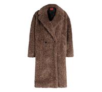 HUGO Abrigo oversize fit en tejido de peluche con cierre cruzado - StyleMalite-1, 50570962 Marrón 42
