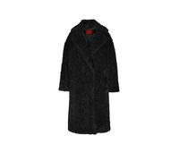 HUGO Abrigo oversize fit en tejido de peluche con cierre cruzado - StyleMalite-1, 50570962 Negro 34