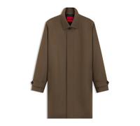 HUGO Abrigo estilo gabán en mezcla de lana - StyleMaver2542, 50549788 Marrón oscuro XXL