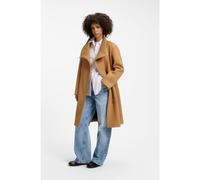 HUGO Abrigo regular fit con cremallera asimétrica - StyleMilanne-1, 50547197 Marrón claro 32