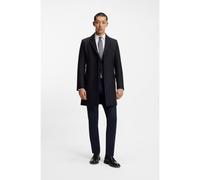 HUGO Abrigo slim fit en mezcla de lana y cashmere - StyleMigor2541, 50546552 Azul oscuro 48