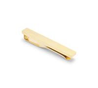 HUGO Alfiler de corbata rectangular en acero inoxidable cepillado - StyleE-CLASSIC2-TIE, 50565317 Tono dorado pcs.
