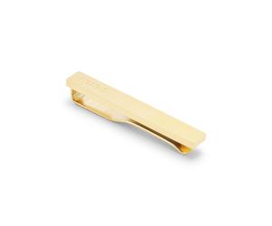 HUGO Alfiler de corbata rectangular en acero inoxidable cepillado - StyleE-CLASSIC2-TIE, 50565317 Tono dorado pcs.