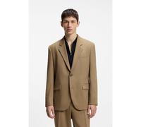 HUGO Americana de ajuste moderno en sarga elástica de altas prestaciones - StyleKarlo243X, 50544622 Beige 46