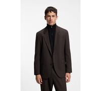 HUGO Americana de ajuste moderno en sarga elástica de altas prestaciones - StyleKarlo243X, 50544622 Marrón 50