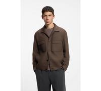 HUGO Americana slim fit de sarga resistente a las arrugas - StyleJuliano243F1, 50555258 Marrón 46