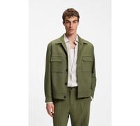 HUGO Americana slim fit de sarga resistente a las arrugas - StyleJuliano243F1, 50555258 Verde 56