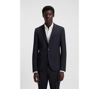 HUGO Americana slim fit en mezcla de lana con elástico técnico - StyleHenryM204X, 50446541 Azul oscuro 48