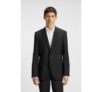 HUGO Americana slim fit en mezcla de lana con elástico técnico - StyleHenryM204X, 50446541 Negro 46