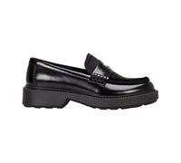 HUGO Mocasines penny de piel con empeine de pelo de ternera - StyleAngey_Mocc_altph, 50573778 Negro 39
