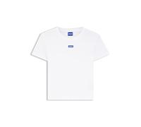 HUGO Baby tee_B Jersey, White100, S para Mujer