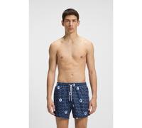 HUGO Bañador tipo shorts con estampado de logos y cordón en la cintura - StyleTORTUGA, 50535412 Azul L