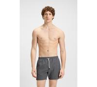 HUGO Bañador tipo shorts con estructura de rejilla y logo apilado bordado - StyleCHAFFLE SWIMTRUNK, 50540152 Gris M