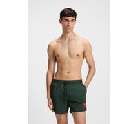 HUGO Bañador tipo shorts con etiqueta con logo - StyleDOMINICA, 50493450 Verde XL