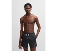 HUGO Bañador tipo shorts con forro integral y logo en contraste - StyleHAITI, 50469312 Negro XXL