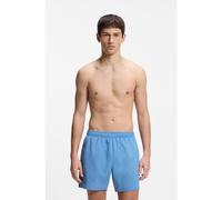 HUGO Bañador tipo shorts con logos apilados por toda la prenda - StyleTONAL_LOGO, 50561222 Azul S