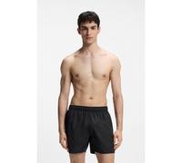 HUGO Bañador tipo shorts con logos apilados por toda la prenda - StyleTONAL_LOGO, 50561222 Negro L