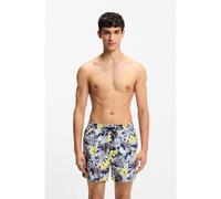 HUGO Bañador tipo shorts de secado rápido con estampado integral - StyleCALALA, 50510061 Amarillo claro S