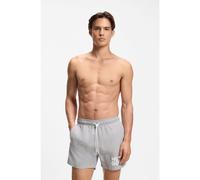 HUGO Bañador tipo shorts de secado rápido con logo apilado estampado - StylePAOLO, 50545464 Gris claro M