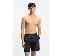 HUGO Bañador tipo shorts de secado rápido con logo con efecto espray - StyleSPRAY_SWIM_SHORTS, 50561096 Negro XL