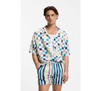 HUGO Bañador tipo shorts en tejido de secado rápido con estampado a rayas - StyleDINO, 50561219 Fantasía M